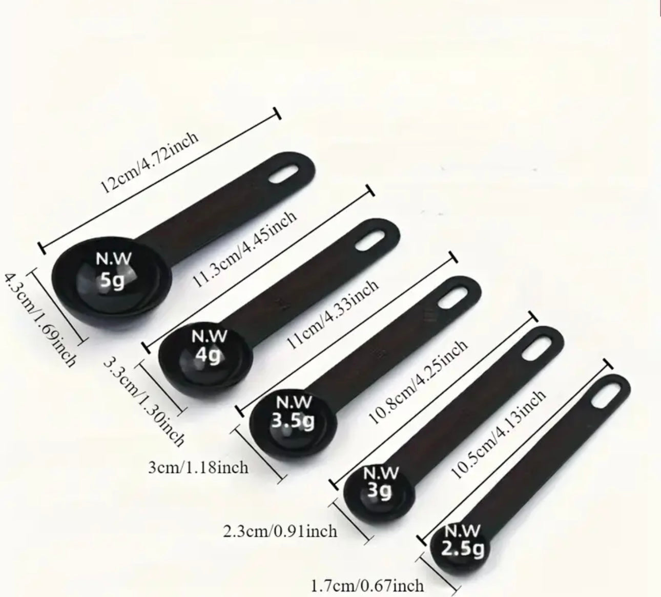 Messlöffel Set (5-teilig)