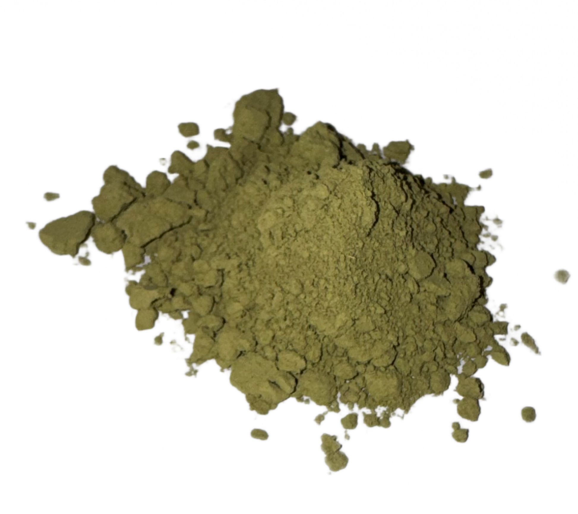 Grün bali Kratom Pulver