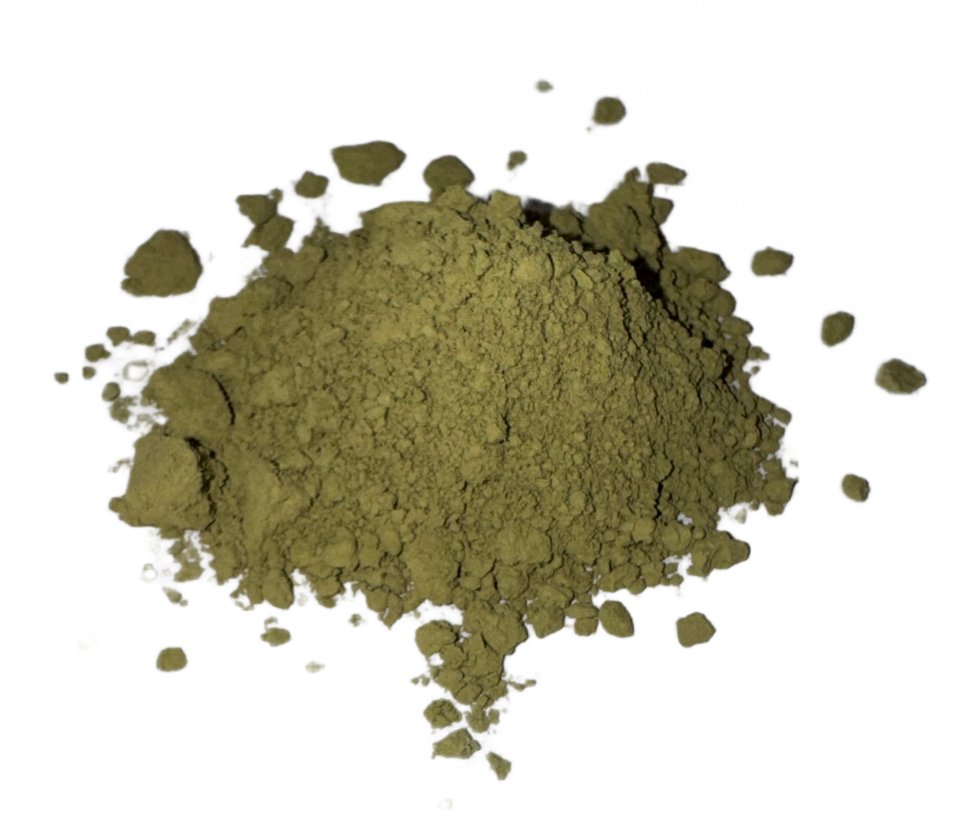 Grün super Kratom Pulver